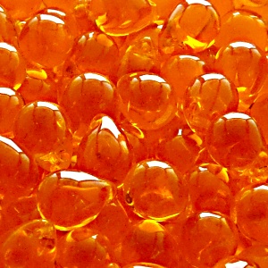 10ks České skleněné mačkané korálky kapky 10x14mm hyacint